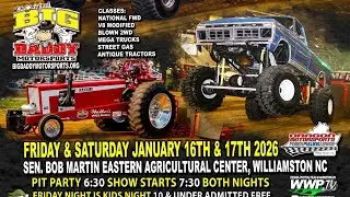Lets Grow Pulling Podcast is talking about Williamston, NC Jan 16-17