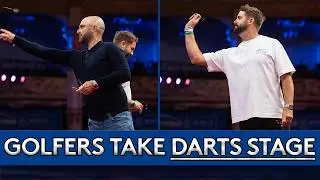 Can These Pro Golfers Handle the Pressure of Pro Darts?!