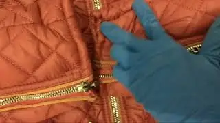 Зимняя куртка Coutudi. Разные рукава. Плохое качество.