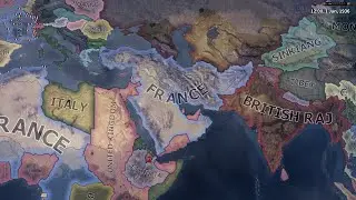 WHAT IF FRANCE ANNEXED MIDDLE EAST IN WW2 / HOI4 TIMELAPSE
