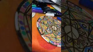 Stay tuned 4 my nxt tiktok live @glittergurlwoodburns 🎨 #woodburning #colorfulart  #mandala #artist