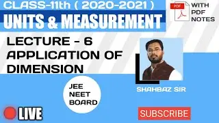LECTURE -6 |UNITS & MEASUREMENT|CLASS 11TH |PHYSICS |ESSST