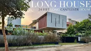 24 Feet hanging in the Air | Long House by Crest Architects