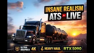 INSANE REALISM ATS LIVE 🚛 Ultra Graphics, Heavy Haul & Cinematic Driving (RTX 5090)