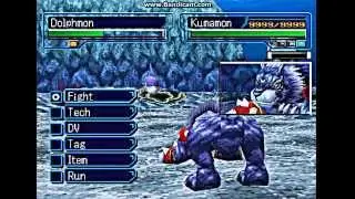 Digimon World 3 - Dolphmon vs Exveemon HD