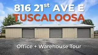Move-In Ready Office and Warehouse Tour | Tuscaloosa, AL