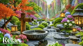 Soft Spa Piano 🌙 Deep Water Sounds for Relaxation, Stress Relief, Meditation & Sleep Healing