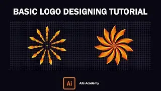Basic Logo designing tutorial 2022| Adobe Illustrator | AJs Academy
