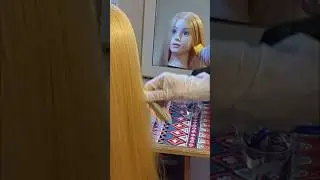 Yellow Brush AGAIN 💛✨ Shimmery Gloves + Damp Hair ASMR (So Tingly!)