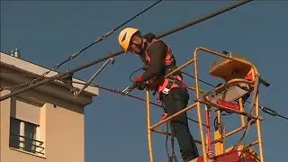 Dans les coulisses du chantier T6 : La pose de caténaire