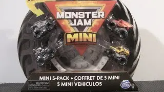 Spin Master Monster Jam Mini 5-Pack from Aldi Plus one truck from Series 5