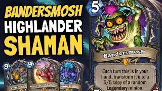 BANDERSMOSH IS SO GOOD!! But How is Highlander Shaman? | Descent of Dragons | Hearthstone