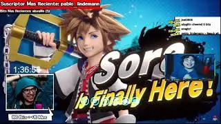 PonchoFX reacciona a Chimuro y al Compa&Ntilde;ero | Reacting to Sora in Smash