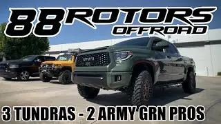 2020 ARMY GREEN TUNDRA TRD PRO - SHIMS, SHACKLES, BMC FOR 35