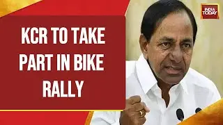 With Massive Bike Rally, TRS Set For Mega Show For Opposition Presidential Candidate Yashwant Sinha