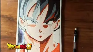 Drawing GOKU (Ultra instincts) and Base Form (Step by Step) - Dragon Ball super |- ANIME LO.