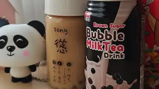 Thousand layer bread, Triangle Cheesecake and Bubble milk tea!! #bubbletea#thousandlayerbread#food