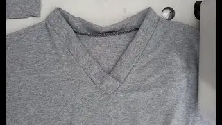 Como costurar gola V muito fácil