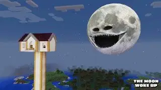 SURVIVING FROM THE MOON WOKE UP😱 ARRIVAL in Minecraft - Gameplay - Coffin Meme
