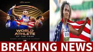 SYDNEY McLAUGHLIN LEVRONE Back to Back World Athletics Female Athlete of the Year! Watch the GOAT Sh