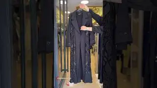 Black 2025 Abaya collection ✨| 2025 Burkha design #abayadesign #burkha #hoordesingers