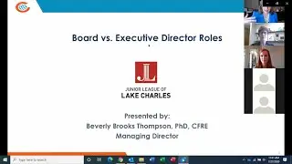 Session 2:  Board Roles and Executive Director Roles