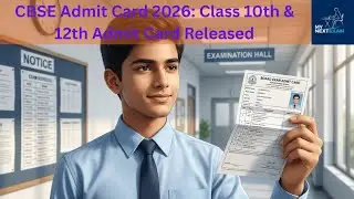 CBSE Admit Card 2026: Class 10th & 12th Admit Card Released #cbse #cbseadmitcard #cbseadmitcard2026