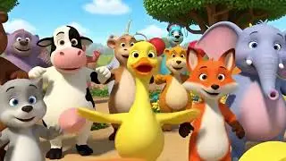 ABC Animals Parade Song for Kids | Learn Alphabet with Fun Animal Nursery Rhymes 🦁🐘🐶🎶