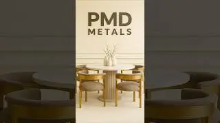 Premium dining tables starting at festive prices Marble top, wooden base, and gold finish chairs.
