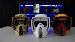 Biker Scout Trooper Helmet from Star Wars Series by Cyber Craft