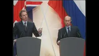 UK: LONDON: PRESIDENT PUTIN DEFENDS WAR IN CHECHNYA