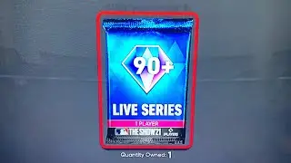 Opening a 90+ live series pack huge insane pull!🤑 MLB the show 21