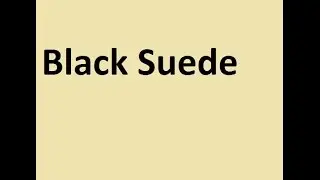 Cologne review black suede