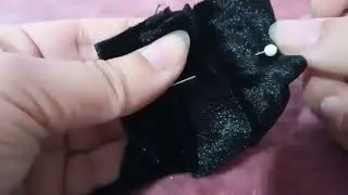 جيبي بقايا قماش القطيفة وارواحي نخدمو آجمل بندانة للشعر بكل بساطة 💯
