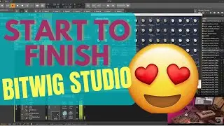 #Bitwig Starting a new Track #notalking