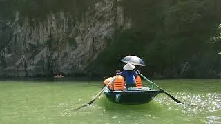 Bamboo trip to the caves of Halong Bay Vietnam a must do!