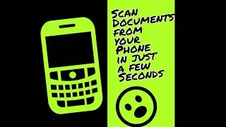 How to scan documents on mobile phone? Make your documents ready to print!