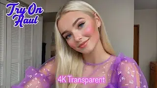 See Everything in Transparent | 4K Try OnShein Transparent Bikini Haul