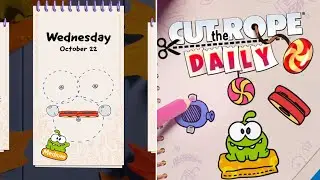 Cut the Rope Daily October 22 2025 Walkthrough 10 Stars