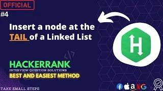 Insert a node at the tail of a LinkedList | Hackerrank Solution | C++ | DSA | Mostly asked