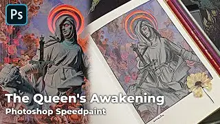The Queen's Awakening - Speed Art #Photoshop