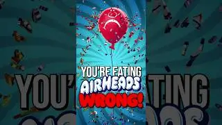 You&rsquo;re Eating AirHeads WRONG! ❌ #shorts