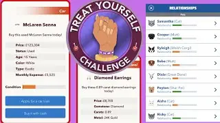 HOW TO COMPLETE THE TREAT YOURSELF CHALLENGE | get mani pedi for 20 years | Bitlife