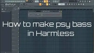 How to make psytance bassline in harmless fl studio + psy bass free preset.
