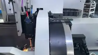 Semi-Automatic Material Loading Rack with Chuck Tail Cutting | Zero Tailings Solution +8619954173300