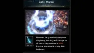 Mu Legend Dark Lord Destruction Skill: Call Of Thunder