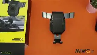 Supporto auto con ricarica wireless Borofone BQ4 | Unboxing