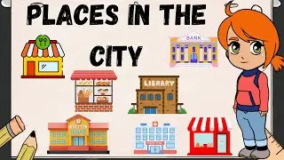 Places of the city in Spanish for children
