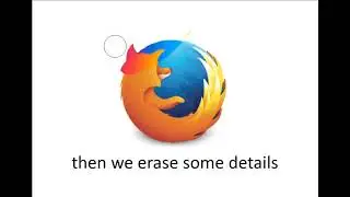 HOW TO MAKE OVERSIMPLIFIED FIREFOX LOGO IN PHOTOSHOP