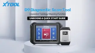 Распаковка и быстрый запуск сканера XTOOL D9